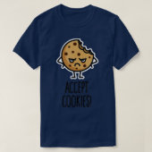 Accept cookies nerd funny programmer cookie gift i tシャツ (デザイン正面)