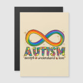 Accept Love Understand – インフィニティ自閉症意識 (正面/裏面)