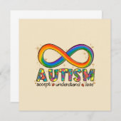 Accept Love Understand – インフィニティ自閉症意識 (正面/裏面)