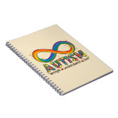 Accept Love Understand – インフィニティ自閉症意識 ノートブック (右側)