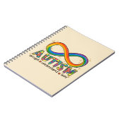 Accept Love Understand – インフィニティ自閉症意識 ノートブック (左側)