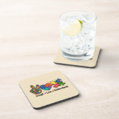 Accept Love Understand – 自閉症意識ハート コースター (右側)