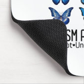 Accept Understand Love Autism Awareness Butterfly マウスパッド (コーナー)