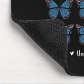 Accept Understand Love Autism Awareness Butterfly マウスパッド (コーナー)