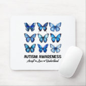 Accept Understand Love Autism Awareness Butterfly マウスパッド (マウス)