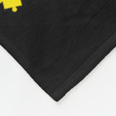 Accept Understand Love Autism Awareness Sunflower フリースブランケット (角)