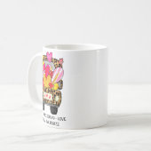 Accept Understand Love Autism Awareness Support Va コーヒーマグカップ (正面左)