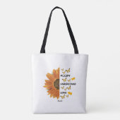 Accept Understand Love Quotes Personalised Name  トートバッグ (裏面)