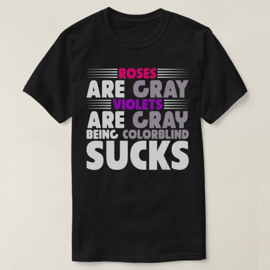 Accepted Colorblind Color Blind Love japanese desi Tシャツ (デザイン正面)