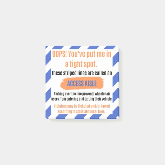 Access Airy Advocacy Sticker ポストイット (正面)