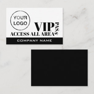 Access All Areasロゴデザイン、VIPカード 名刺