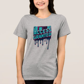 Access Granted | Retro Hacker Floppy Disk Graphic トライブレンドＴシャツ