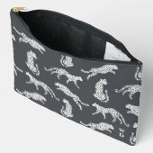 Accessory Pouch | チーター柄コスメティックバッグ アクセサリーポーチ (見開き)