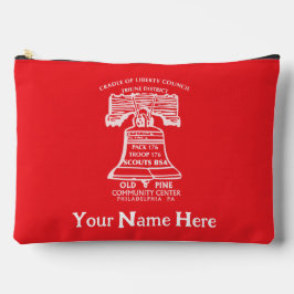 Accessory Pouch Large - Red (Personalized) アクセサリーポーチ