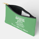 Accessory Pouch Small - Olive Green (Personalized) アクセサリーポーチ (見開き)