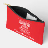 Accessory Pouch Small - Red (Personalized) アクセサリーポーチ (見開き)