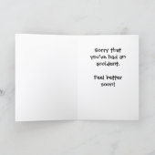 Accident #2 Get Well Card  CD-1 カード (内部)