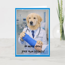 Accident No More Stunts Get Well Card  CA-1 カード