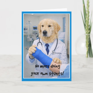 Accident No More Stunts Get Well Card CA-1 カード