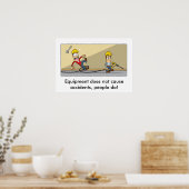 Accident Prevention 001 ポスター (キッチン)