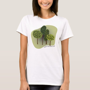 Accidentalsの女性のワイシャツの森林 Tシャツ