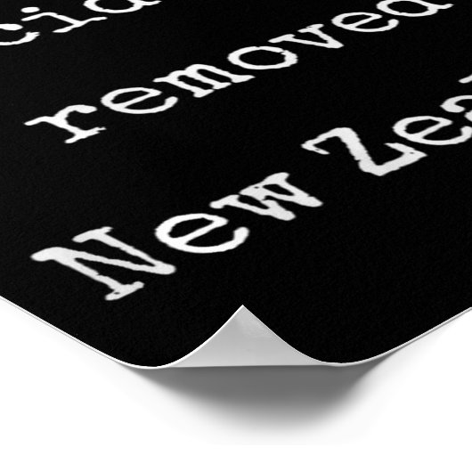 Accidently Removed Nz - Funny Marcus Vr Chat Humor ポスター (角)