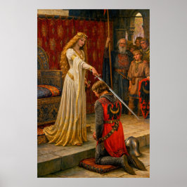 Accolade by Edmund Blair Leighton ポスター