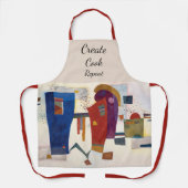 Accompanied Contrast, Kandinsky  エプロン (正面)