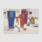Accompanied Contrast, Kandinsky  薄葉紙 (正面)