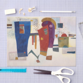 Accompanied Contrast, Kandinsky  薄葉紙