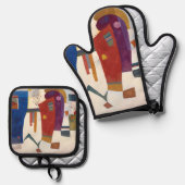 Accompanied Contrast, Kandinsky 鍋つかみ&鍋敷きセット (正面/裏面)