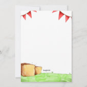 Accordion Player Oktoberfest 招待状 (裏面)