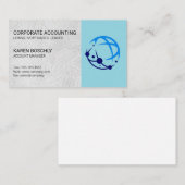 Account Manager | 企業用グローバルロゴ 名刺 (正面/裏面)