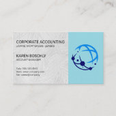 Account Manager | 企業用グローバルロゴ 名刺 (正面)
