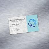 Account Manager | Corporate Global Logo マグネット名刺 (インサイチュ)