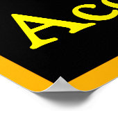 Accountability ポスター (角)