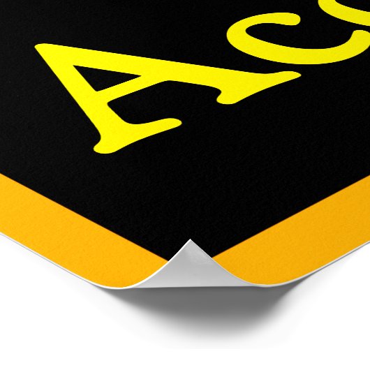 Accountability ポスター (角)