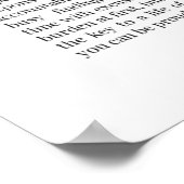 Accountability Poster - Motivational Wall Art ポスター (角)