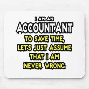 Accountantおもしろいギフトアイディア マウスパッド