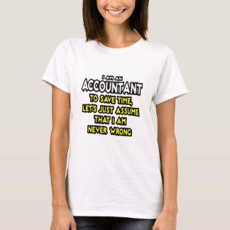 Accountantおもしろいギフトアイディア Tシャツ