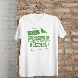 AccountantおもしろいスプレッドシートとExcel Tシャツ
