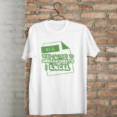 AccountantおもしろいスプレッドシートとExcel Tシャツ