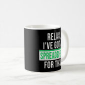 AccountantおもしろいリラックスはIt用のスプレッドシートを持っている コーヒーマグカップ (正面右)