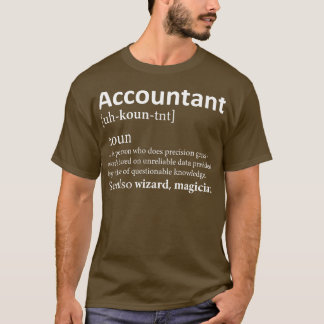Accountantおもしろい定義1 Tシャツ