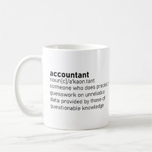 Accountantおもしろい定義 コーヒーマグカップ