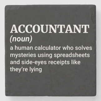 Accountantおもしろい定義 ストーンコースター