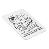 Accountantおもしろい Checks痩身クラブ姿 マグネット (右側)