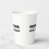 Accountantおもしろい Halloween - Creepinの実在It 紙コップ (右)