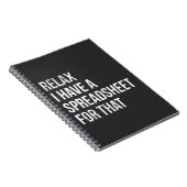 Accountantおもしろい Spreadsheet Joke会計 ノートブック (右側)