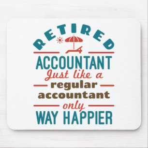 Accountantおもしろい Way退職したがより幸せに マウスパッド